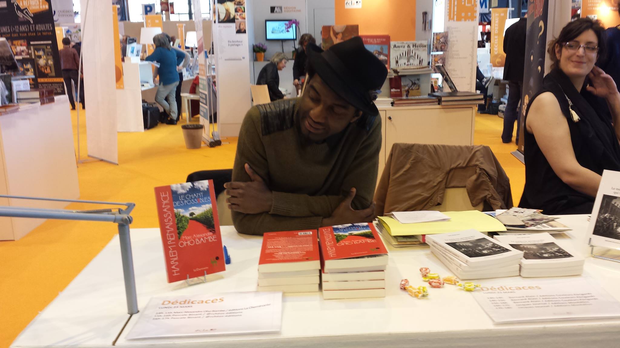 Marc Alexandre Oho Bambé au salon du livre