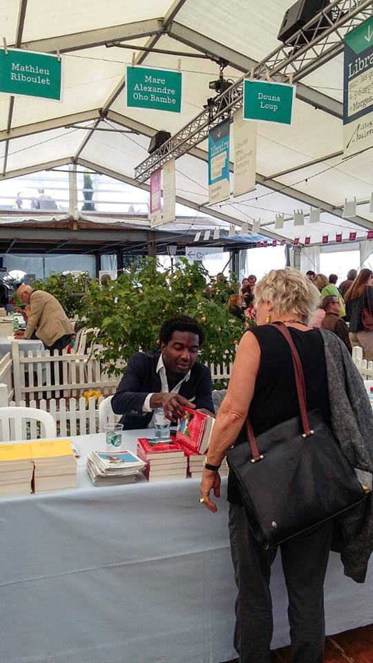 Marc Alexandre Oho Bambé Salon du Livre sur les Quais 1